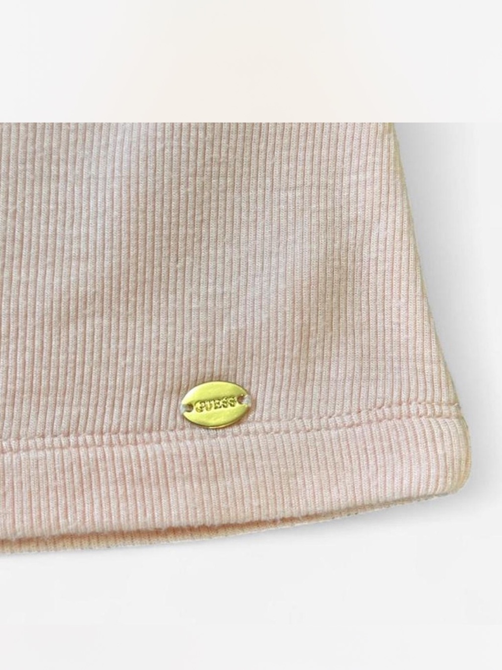 Guess Light Pink Ribbed Halter Tank - Picture 8 of 8